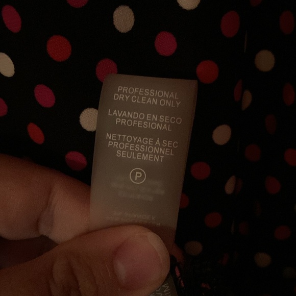 Tommy Hilfiger women’s black and polka dot peplum top - Picture 11 of 11